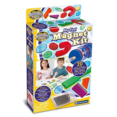 Image of Brainstorm Toys My First Magnet Kit – 20-Piece colourful Set, STEM Educational Magnet Science Toy, Perfect for Young Scientists and Explorers