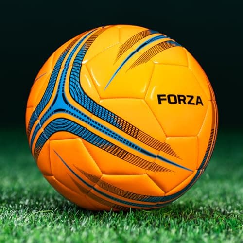 Image of FORZA Mini Skills Football – Size 1 Training Ball for Kids & Adults – Durable PVC Mini Football for Indoor & Outdoor Use (Pack of 1, Orange)