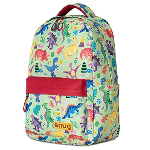 Image of Snug Kids Backpack for School, Sports and Travel Perfect for Ages 4+ (Dinosaurs)