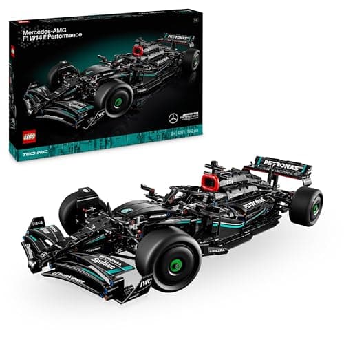 Image of LEGO Technic Mercedes-AMG F1 W14 E Performance Set for Adults to Build, Scale Formula One Race Car Model Building Kit, Collectible Home or Office Décor, Birthday Gifts for men, Women, Him or Her 42171