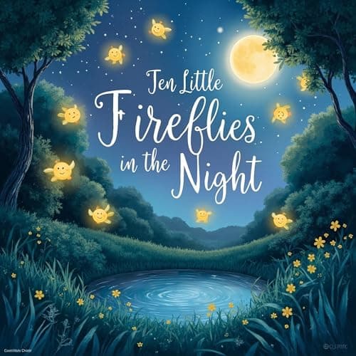 Image of Ten Little Fireflies in the Night (Counting Song for Kids)