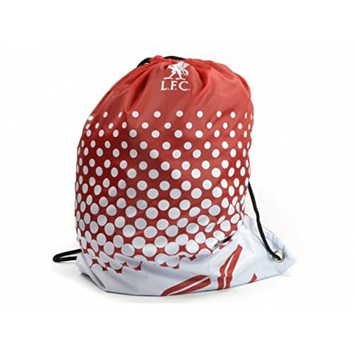 Image of Liverpool FC Official Football Fade Design Gym Bag (One Size) (Red/White)