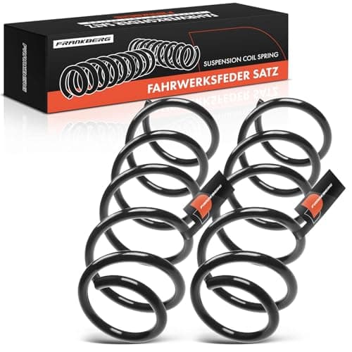 Image of Frankberg 2x Coil Spring Front Compatible with Colt VI Z3_A Z2_A 2004-2012 Forfour 454 2004-2006 Replace# 4111151KB0