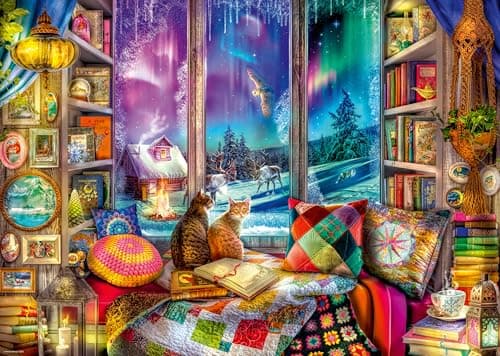 Image of Ravensburger Winter Reading Nook 1000 Piece Jigsaw Puzzle for Adults and Children Aged 12+