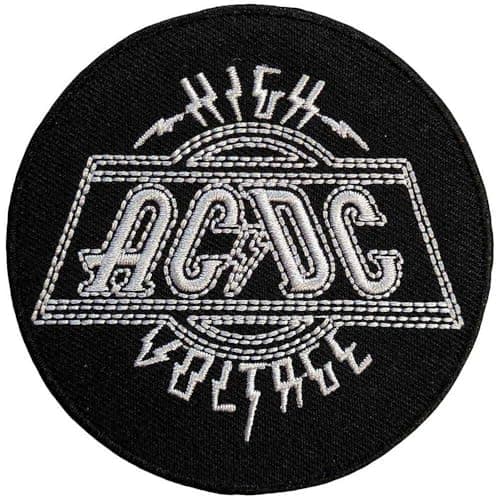 Image of AC/DC High Voltage Woven Patch One Size