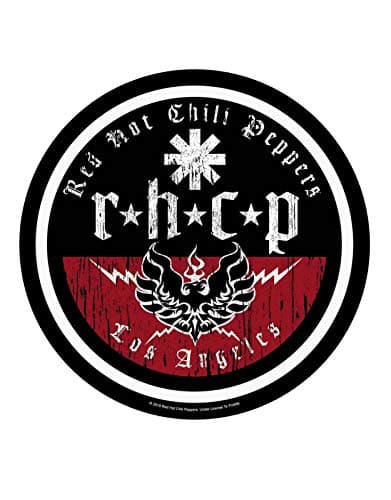 Image of Red Hot Chili Peppers L.A. Biker RHCP Back Patch Black 27.5x27.5cm