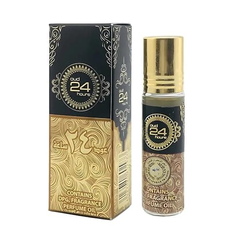 Image of Oud 24 Hours 10ml Roll-On Attar Oil Perfume – Long-Lasting Unisex Fragrance