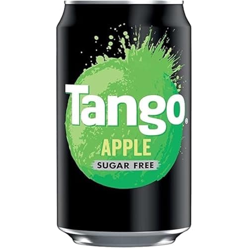 Image of Tango0 Sugar Free Mixed Flavours | Cherry, Mango, Apple, Orange & Dark Berry | Fizzy Drink for Parties, Meals & Everyday Refreshment | 330ml Cans, Pack of 24 (24 x 330ml, Apple Sugar Free)