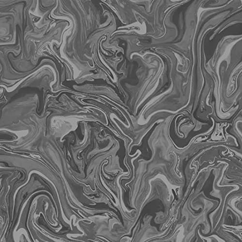 Image of Fine Decor Marble Charcoal Grey Silver Metallic Paste The Paper Wallpaper