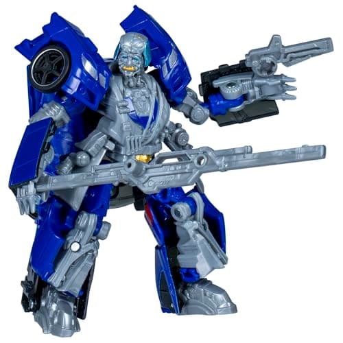 Image of Transformers Studio Series Deluxe Series Transformers: Dark Face of the Moon Wheeljack (Que) Action Figure