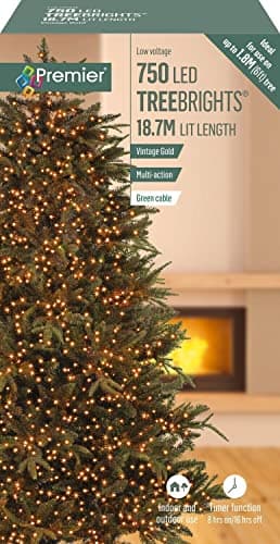 Image of Premier 750 M-A LED TREEBrights with Timer-Vintage Gold, LV162178VG