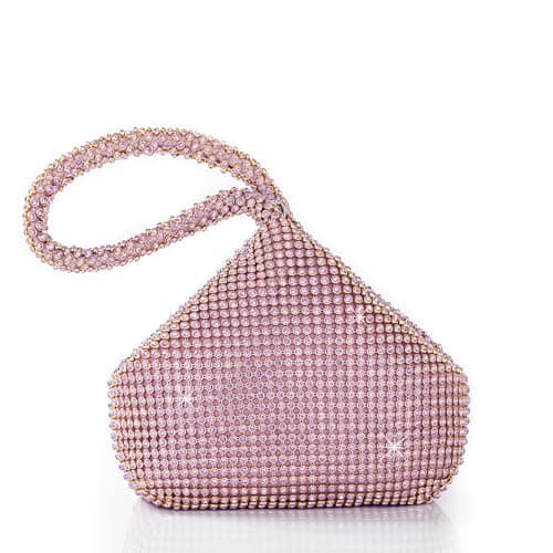 Image of BABEYOND 1920s Flapper Clutch Handbag Peacock Glitter Sequin Clutch Bag for Women Roaring 20s Evening Clutch Beaded Bag Gatsby Costume Accessories Wedding Party (Purple)