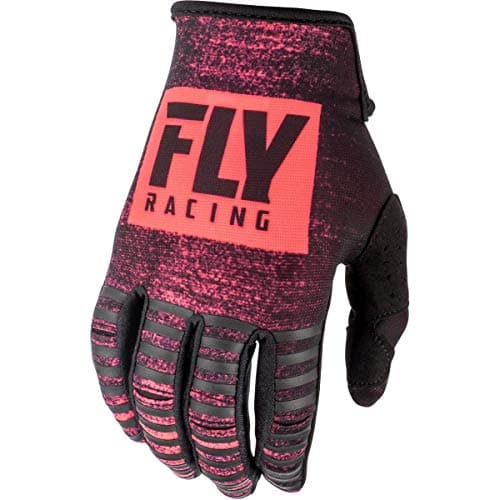 Image of Fly Racing 2019 Kinetic Gloves - Noiz (X-Large) (NEON RED/Black)