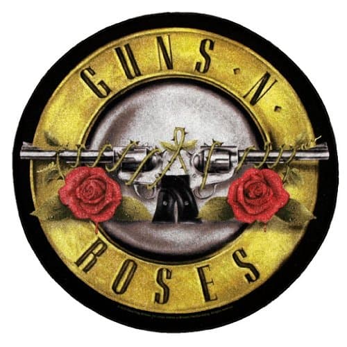 Image of Guns N Roses Bullet Logo Back Patch '