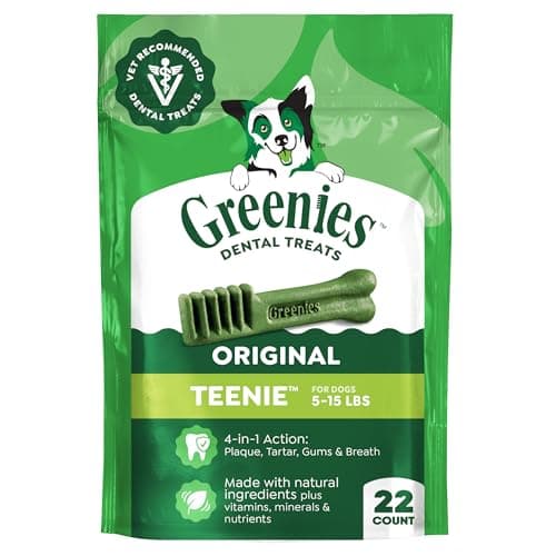 Image of Greenies Original Teenie Dental Dog Treat 170 g (Pack of 6)