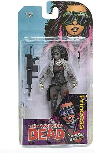 Image of The Walking Dead McFarlane Action Figure Princess (Colour) 15 cm Toys Figures (Black & White)