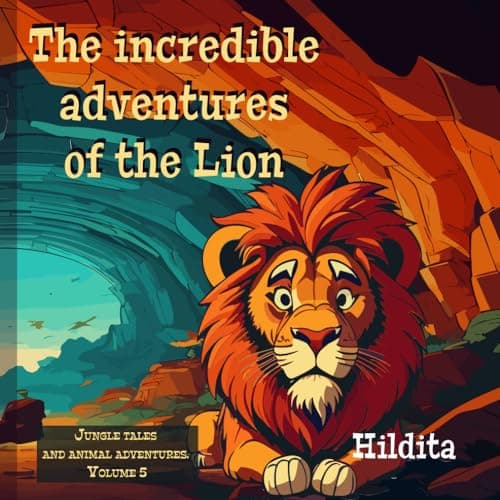 Image of The incredible adventures of the Lion: Lessons in diversity and values for children. (Jungle tales and animal adventures. Volume 5) (Jungle tales & ... Ancestral legends of Afro-Latin culture)