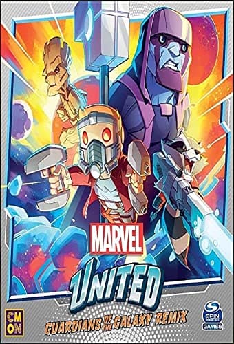 Image of CMON CoolMiniOrNot | Marvel United Expansion: Guardians of the Galaxy Remix | Cooperative Board Game | Ages 14+ | 1-4 Players | 45 Minutes Playing Time