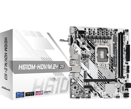 Image of Carte Mère ASRock H610M-HDV/M.2+ DDR5 (Intel LGA 1700) Micro ATX