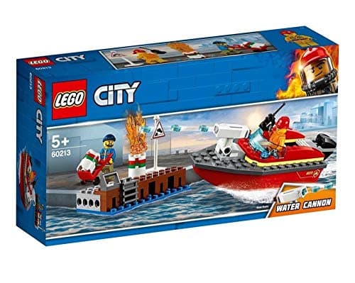 Image of LEGO City Fire Brigade Dock Side Fire 60213 (97 parts) - 2019
