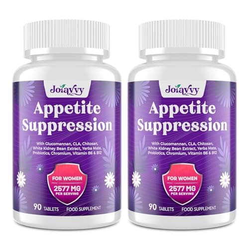 Image of Appetite Suppressants for Women, Natural Fat Burner that Work Fast, High Dose in Glucomannan Konjac Root, White Kidney Bean for Weight Management, Metabolism Booster, Keto Friendly (180 Tablets)