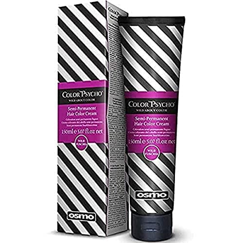 Image of Color Psycho Semi-Permanent Hair Color Cream, Wild Fuschia 150 ml