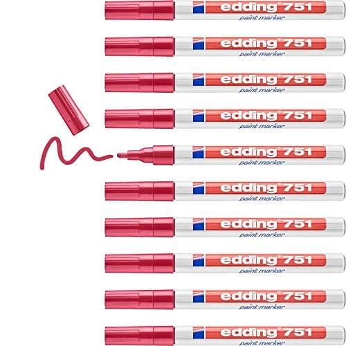 Image of Edding e-751 Paint Marker Marker – Markers (Red)