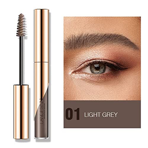 Image of Eyebrow Gel, Eyebrow Dye/Eyebrow Tint/Semi-Permanent Eyebrow Gel Tattoo Brow Waterproof Sweat-proof,Fast Drying,Brow Gel (Light Grey)
