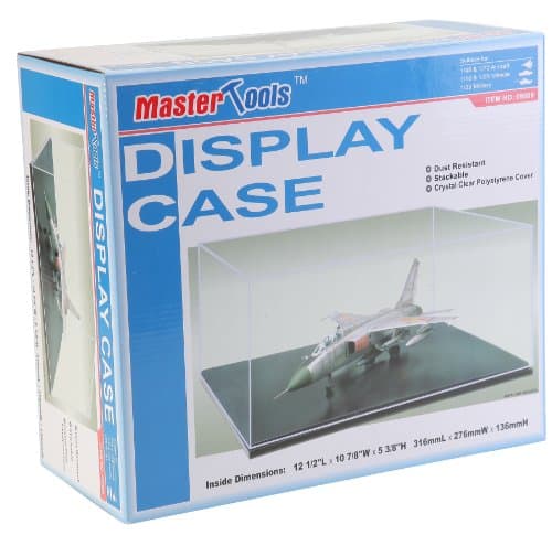 Image of Trumpeter TRU09808 Display Cases-316mm x 276mm x 136mm, black base and clear-transparent cover