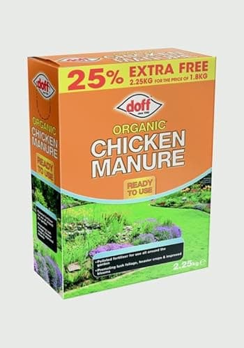 Image of 2.25KG Organic Chicken Manure Pellets, Plant Food Outdoor Garden Fertilizer Ready To Use Feed, Ideal For Growing Fruits and Vegetables (2.25 KG)