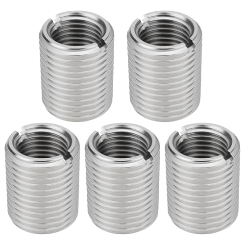 Image of VGOL 5Pcs 304 Stainless Steel Thread Reducer M16x1.5 to M12x1.25 Fitting for Motorcycle Car 20mm
