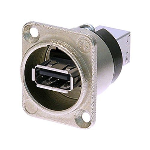 Image of Neutrik NAUSB-W USB A to USB B Chassis Mounting Coupler