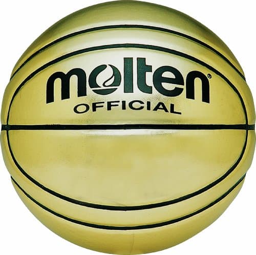 Image of Molten BG-SL7 Presentation or Autographs Basketball | Faux Leather | Not Suitable for Play | Size 7 | Gold