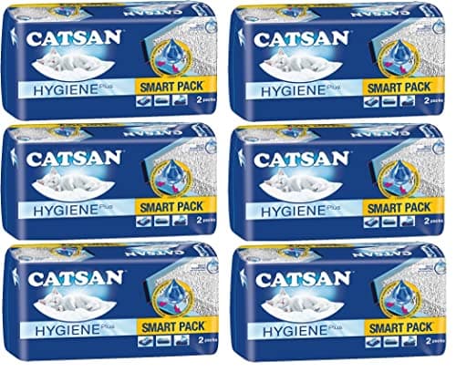 Image of Catsan Smart Pack Cat Litter 2 Inlays 4kg (PACK OF 6)