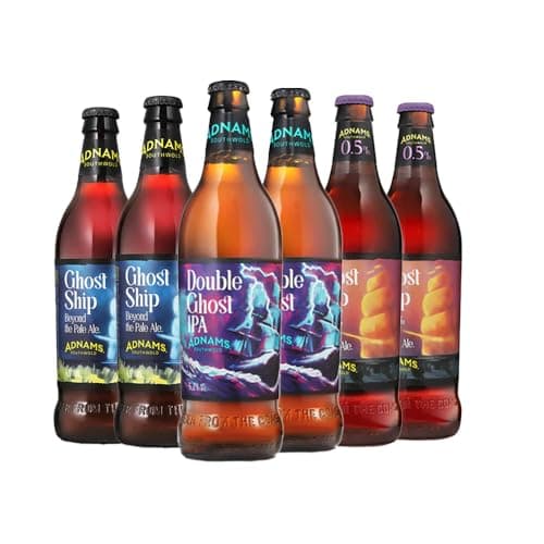Image of Adnams Shipmates Collection | 2 x Double Ghost IPA 5.2%, 2 x Ghost Ship 4.5%, 2 x Ghost Ship 0.5% | 6 x 500ml Bottles