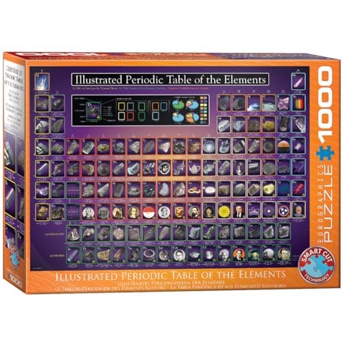 Image of Illustrated Periodic Table of the Elements 1000-Piece Puzzle