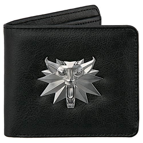 Image of Lobcede Witcher Wallet White Wolf Bi-Fold PU New j9275