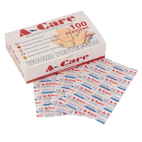 Image of A-Care Washproof Assorted Plasters - Box of 100