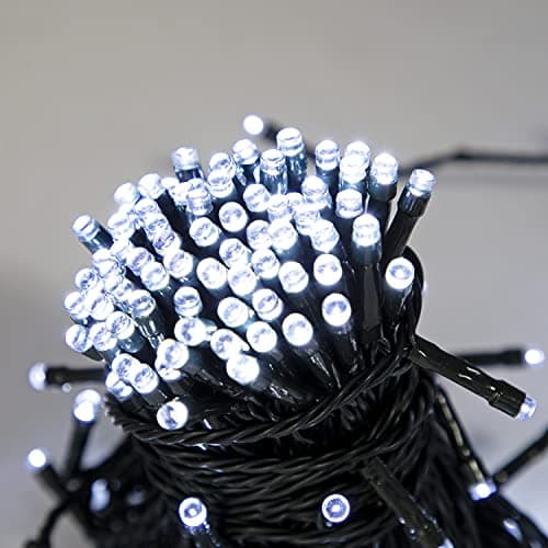 Image of The Christmas Workshop Bright White Timer Lights/Battery Operated with 8 Light Modes/Indoor or Outdoor Home Decorations (600)