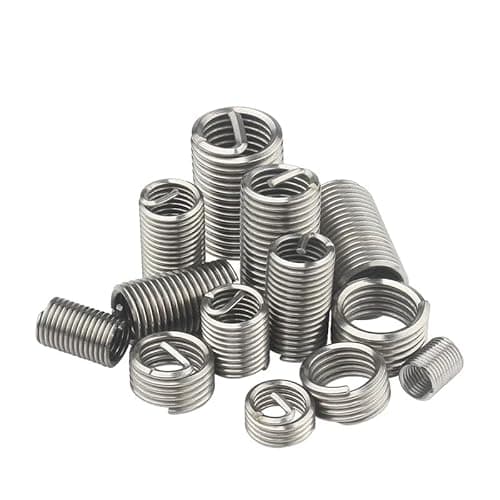 Image of 100pcs M7 Screw Bushing Helicoil Wire Thread Repair Inserts,M7*1 Insert Stainless Steel 304 Sleeve(M7x1x2D)