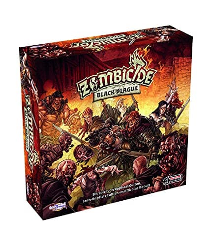 Image of CMON, Zombicide: Black Plague, Basic Game, Connoisseur Game, Dungeon Crawler, 1-6 Players, From 14+ Years, 60+ Minutes, German