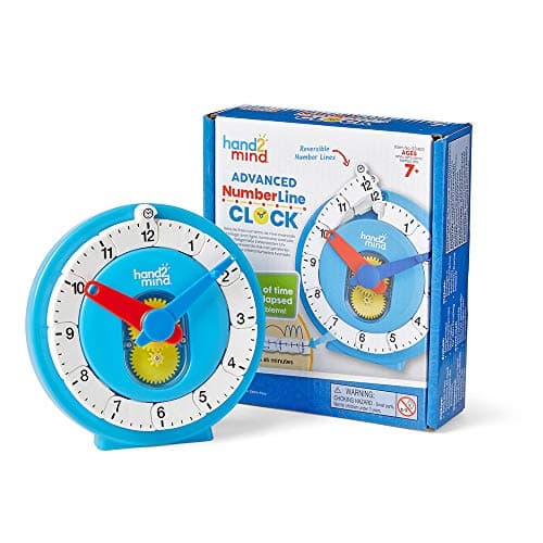 Image of Learning Resources Advanced Numberline Clock Age 7-11 93409