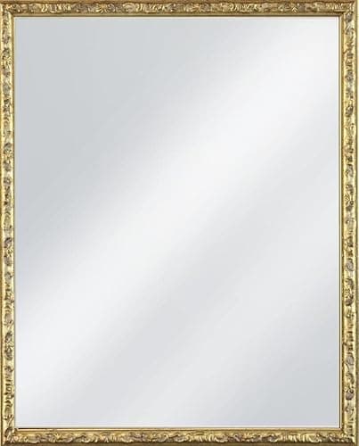 Image of Frame Company Olivia Gold Ornate Wooden Mirror 20x16 inch