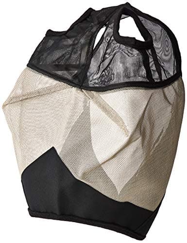 Image of Rhinegold Fly Mask Without Ears-Cob, Black/Grey