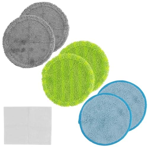 Image of 6 Pcs Reusable Mop Refill Pads, Heavy Duty Microfibre Wet Dry Cleaning Mop Heads, for Wet Dry Floor Cleaning Hardwood Laminate Floor