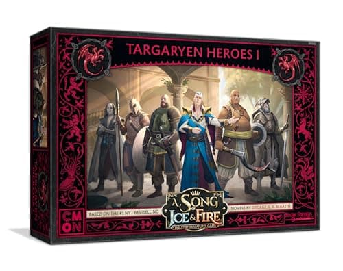 Image of Cool Mini Or Not A Song Of Ice & Fire: Targaryen Heroes 1 Miniatures Game Expansion Ages 14+ 2 Players 45-60 Minutes Playing Time