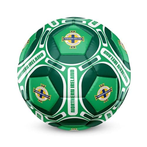 Image of Northern Ireland Football Size 4 Crest Green Official Gift
