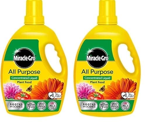 Image of Miracle-Gro All Purpose Concentrated Liquid Plant Food, 2.5L (Pack of 2)