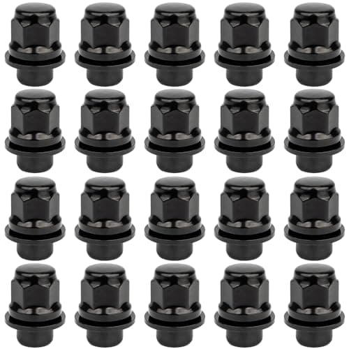 Image of GAsupply M12x1.5 Wheel Nuts | 20PCS One-Piece Chrome OEM Style Mag Seat Lug Nuts | Replacement for Toyota Avalon Camry Corolla Highlander, Lexus Scion Mitsubishi Pontiac Factory Wheels