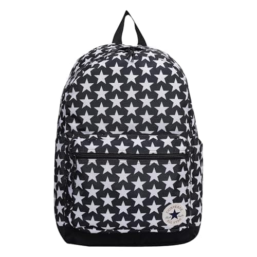 Image of Converse PATTERNED GO 2 BACKPACK A49 BLACK AND WHITE STARS ONE SIZE, A49 - Converse Black And White Stars, one_size, Classic